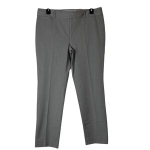 Banana Republic Sloan Gray Pinstripe Stretch Career Pants Women's 16L